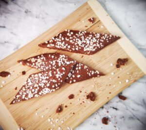 Chokladsnittar ett recept med chokladkakor